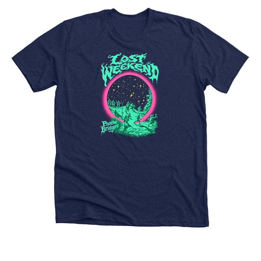 Phoebe Bridgers Tour Merch, a Solid Navy Blend Premium Unisex Tee