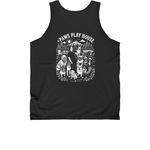 Paws Play Merch, a Black Classic Unisex Tank Top (back-view)