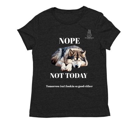 Rescue Needs, a Space Black Allmade Eco Triblend Women?s Tee