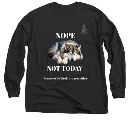 Rescue Needs, a Black Classic Long Sleeve Tee