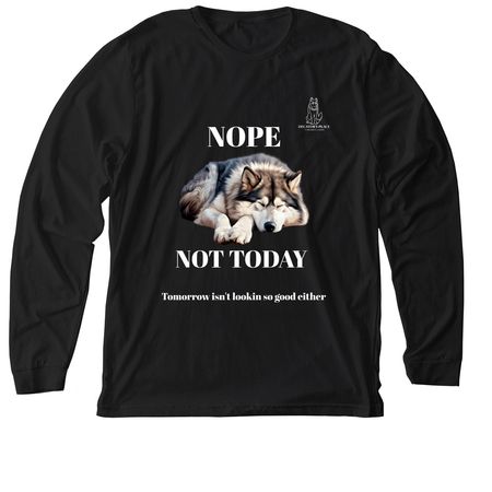 Rescue Needs, a Solid Black Blend Premium Long Sleeve Tee