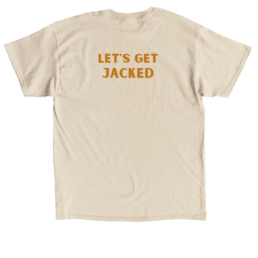 Jack Lushbough - New Sheriff Front, a Sand Classic Unisex Tee (back-view)
