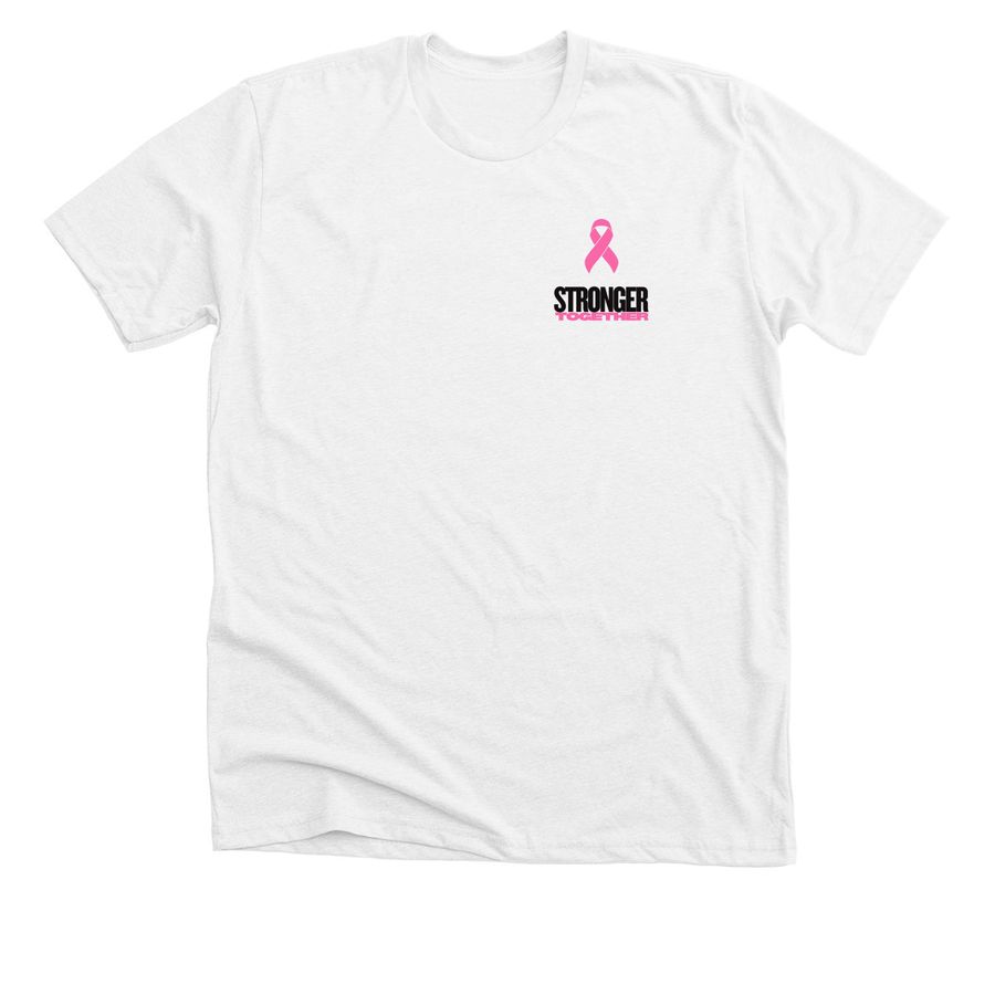 Stronger Together, a Solid White Blend Premium Unisex Tee