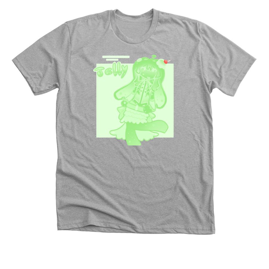 Jelly unisex Tee, a Athletic Heather Premium Unisex Tee