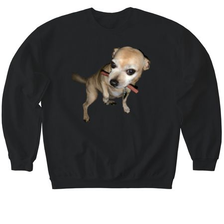 TACO MERCH, a Black Softstyle Crewneck Sweatshirt