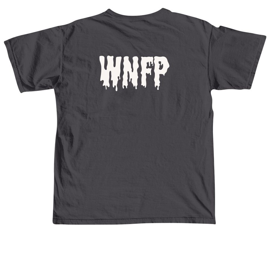 Howl-O-Ween, a Graphite Comfort Colors Unisex Tee (back-view)