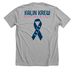 Kalin Krew&nbsp;, a Athletic Heather Premium Unisex Tee (back-view)