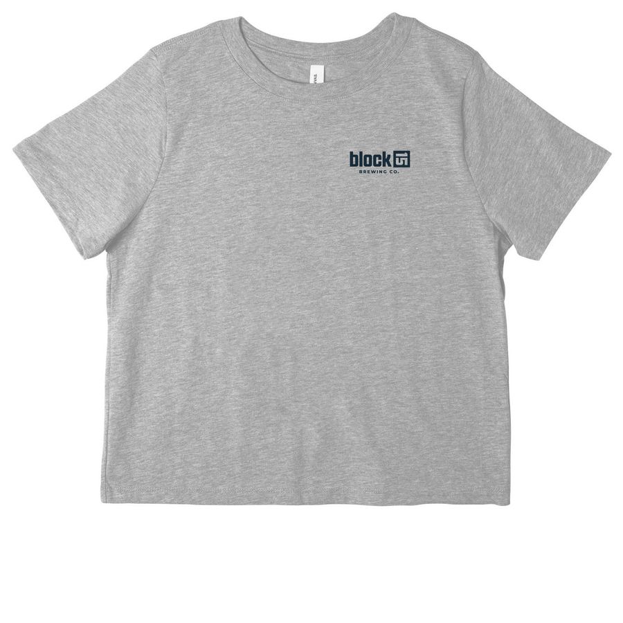 The Hop Collection ? Dark Logo, a Athletic Heather Women's Heavyweight Tee