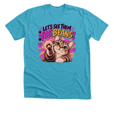 Calling all toe bean lovers! ??, a Heather Aqua Premium Unisex Tee