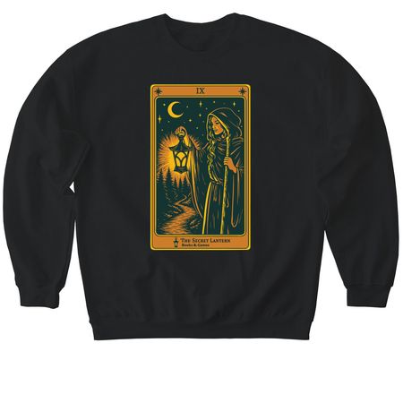 The Lantern Bearer, a Black Softstyle Crewneck Sweatshirt