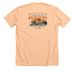 Belly Flop Team Tees, a Heather Peach Premium Unisex Tee (back-view)