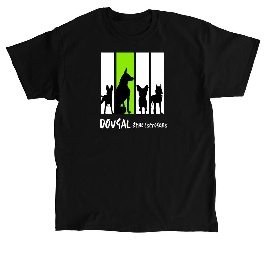 Dougal & the Estrogens, a Black Classic Unisex Tee