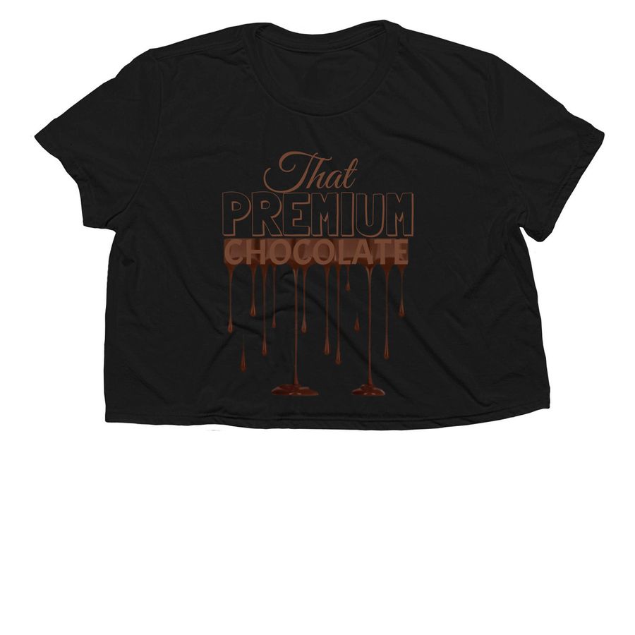 I'm in LOVE wit da CoCo, a Black Women?s Flowy Cropped Tee
