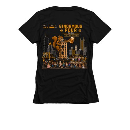 GP 2026, a Black Women's Slim Fit Tee