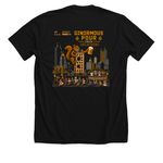 GP 2026, a Solid Black Blend Premium Unisex Tee (back-view)