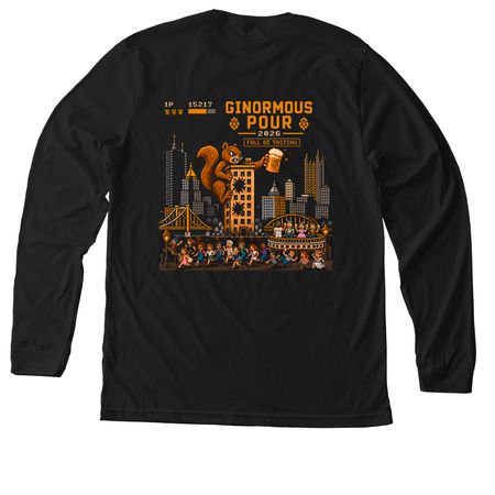 GP 2026, a Solid Black Blend Premium Long Sleeve Tee