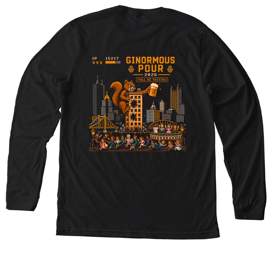 GP 2026, a Solid Black Blend Premium Long Sleeve Tee