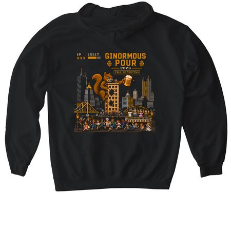 GP 2026, a Black Gildan Softstyle Pullover Hoodie