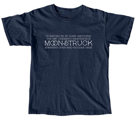 Moonstruck, a True Navy Comfort Colors Unisex Tee