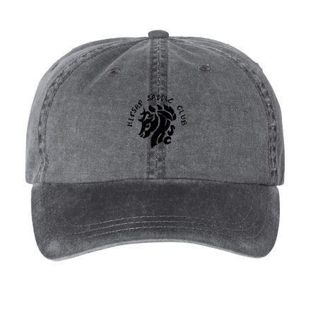 Kitsap Saddle Club Fundraiser, a Black Printed Pigment Dye Baseball Cap