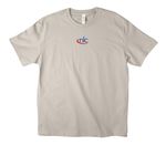 Young Adults, a Dust Unisex Heavyweight Tee (back-view)