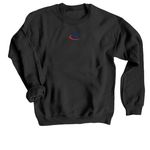 Young Adults, a Black Crewneck Sweatshirt (back-view)