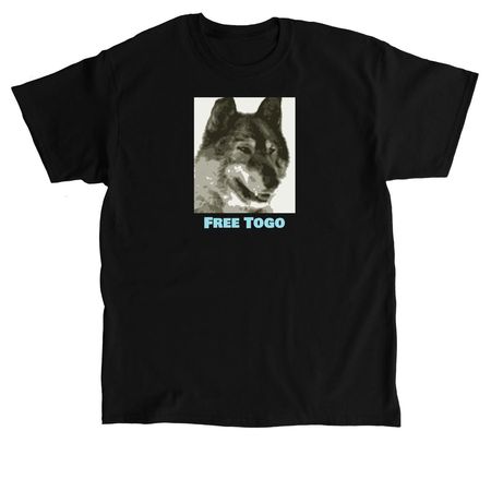 Free Togo, a Black Classic Unisex Tee