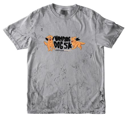 Vampire Dog 5K (Wings!), a Smoke Comfort Colors Colorblast Tee