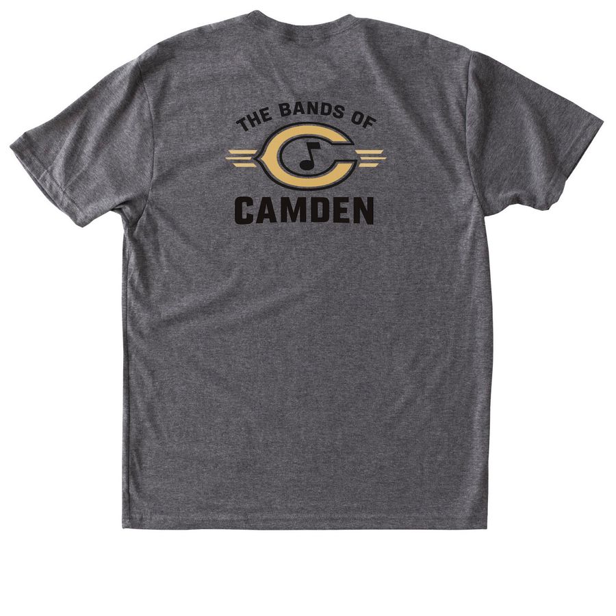 TriBlend adult/youth, a Premium Heather Triblend Unisex Tee (back-view)