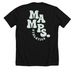 MA stock&nbsp;, a Solid Black Blend Premium Unisex Tee (back-view)