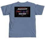 Where it Starts, a Blue Jean Comfort Colors Unisex Tee (back-view)