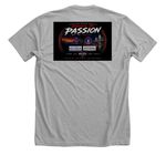 Where it Starts, a Athletic Heather Premium Unisex Tee (back-view)