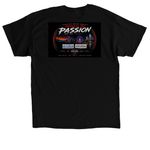 Where it Starts, a Black Classic Unisex Tee (back-view)