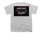 Where it Starts, a Sport Grey Youth Unisex Tee (back-view)