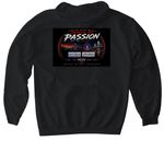 Where it Starts, a Black Gildan Softstyle Pullover Hoodie (back-view)