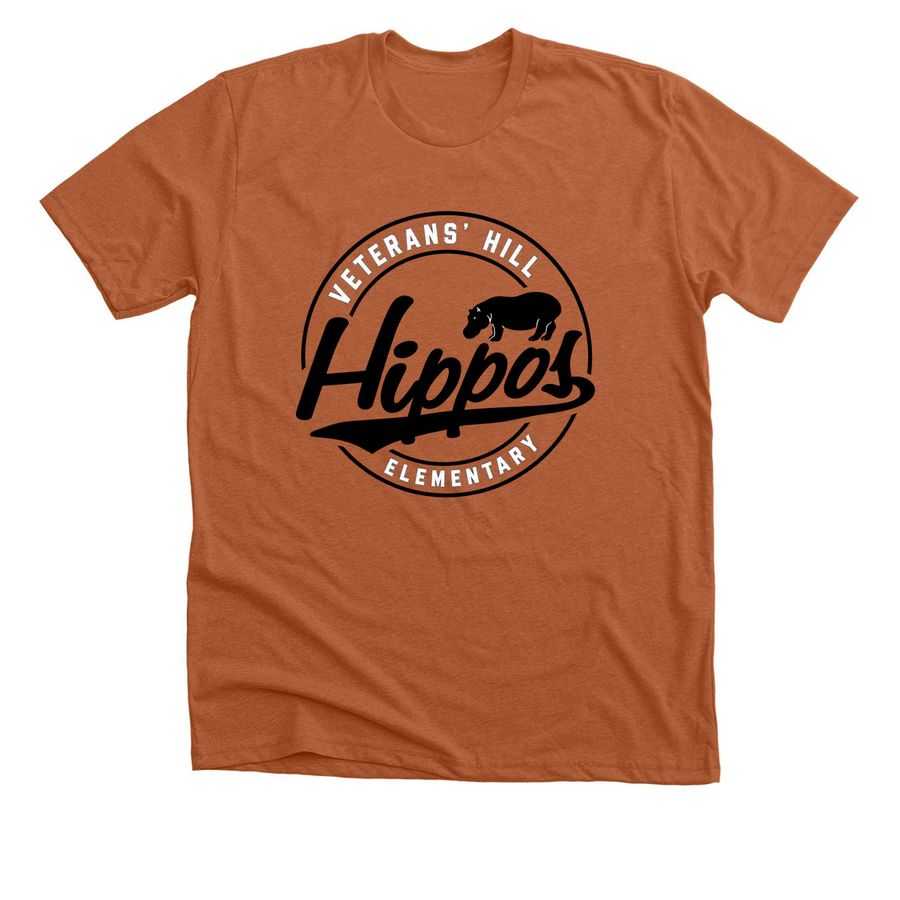 Original Hippos, a Heather Autumn Premium Unisex Tee
