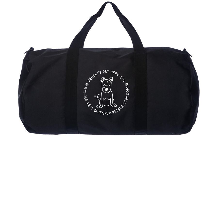 Duffle Bags White Print, a Black Day Tripper Duffel Bag