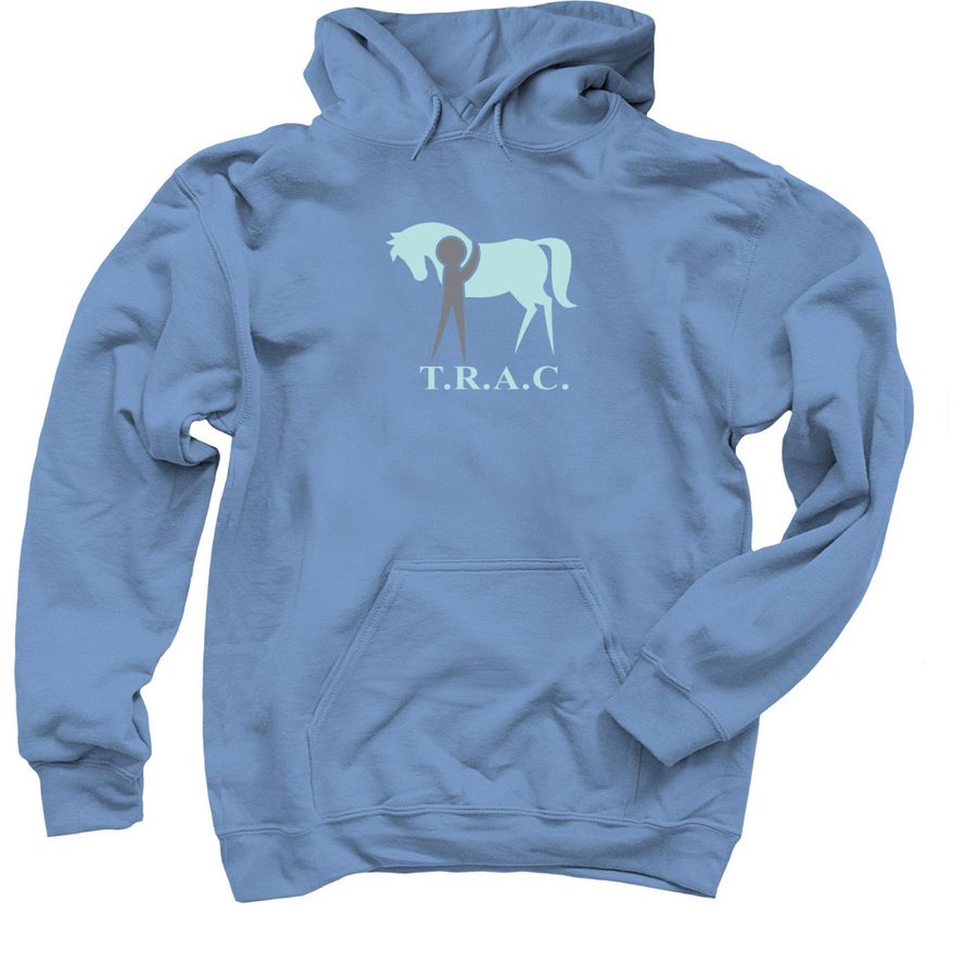 TRAC Logo-Wear Fundraiser, a Carolina Blue Pullover Hoodie
