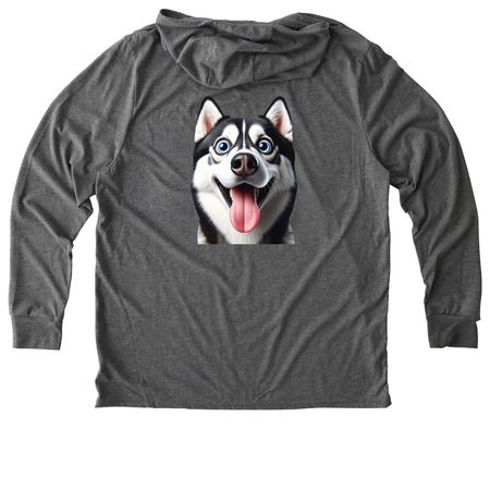 Derp Mode Activated - Husky, a Aluminum Grey Allmade Eco Triblend Hoodie Tee