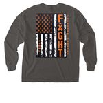 Jackson's Journey Pocket Tees, a Pepper Comfort Colors Long Sleeve Pocket Tee (back-view)