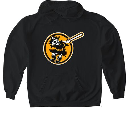Swinging Bucco, a Black Gildan Softstyle Pullover Hoodie