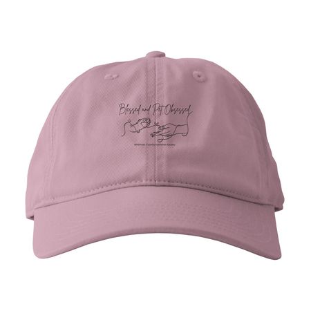 Pet Obsessed Hat, a Lilac Haze Printed Eco Baseball Cap