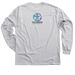 Human rights log sleeve, a Sport Grey Classic Long Sleeve Tee (back-view)