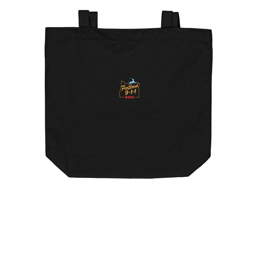 911 Tote Bags, a Black Organic Cotton Tote Bag