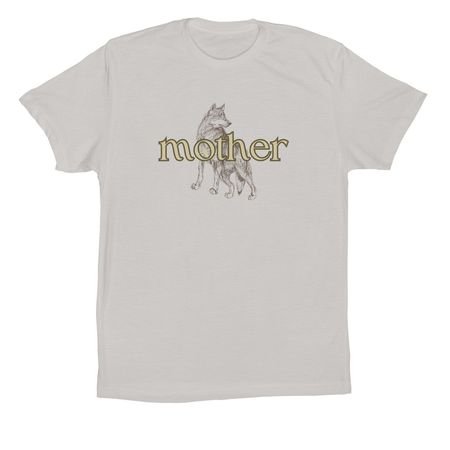 mother, a Solid Athletic Grey Premium Cotton Tee