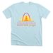 Sunrise Yoga, a Heather Ice Blue Premium Unisex Tee