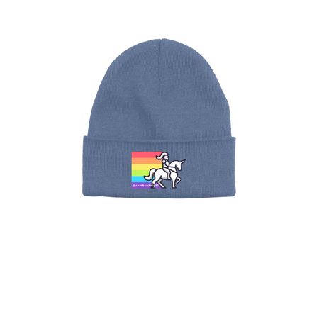 Rainbow Knights [Hats], a Sea Ice Printed Base Camp Beanie