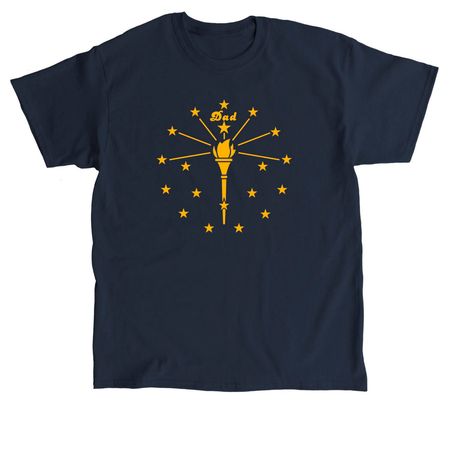 Hoosier Daddy?, a Navy Classic Unisex Tee
