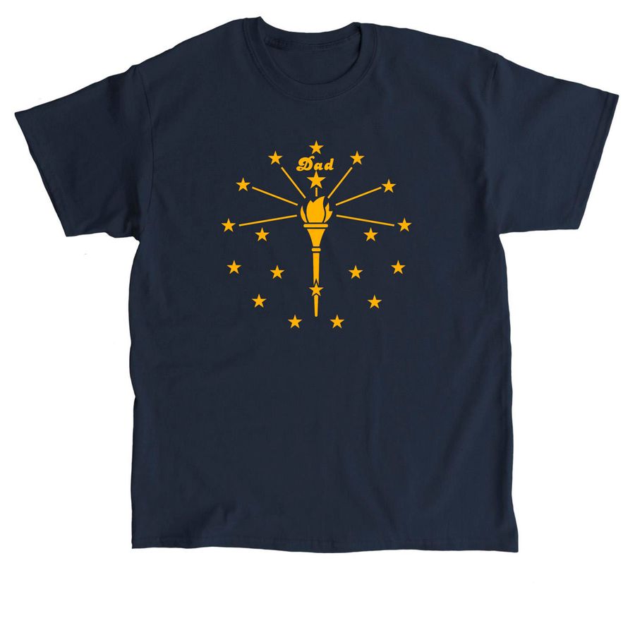 Hoosier Daddy?, a Navy Classic Unisex Tee