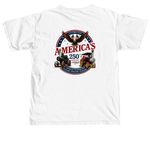 2026 Parade T-shirts, a White Comfort Colors Unisex Tee (back-view)
